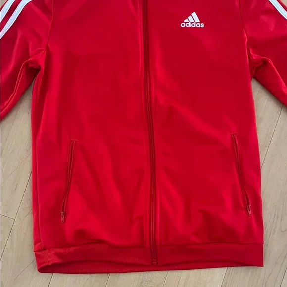 Adidas Vibrant Red Tracksuit size Small set